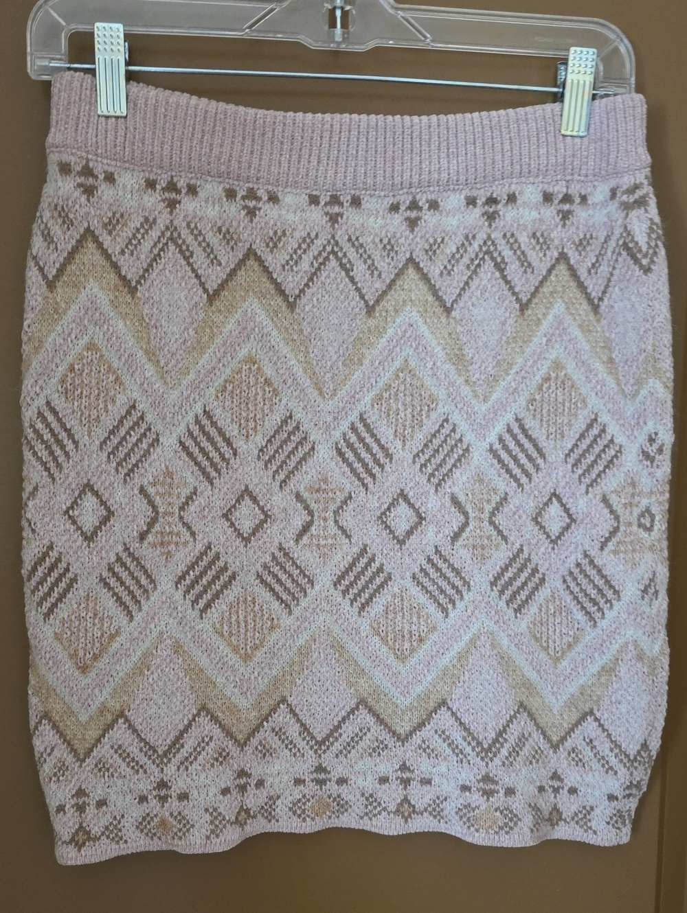 Hem &Thread Knit Mini Skirt Sz S,  NWT